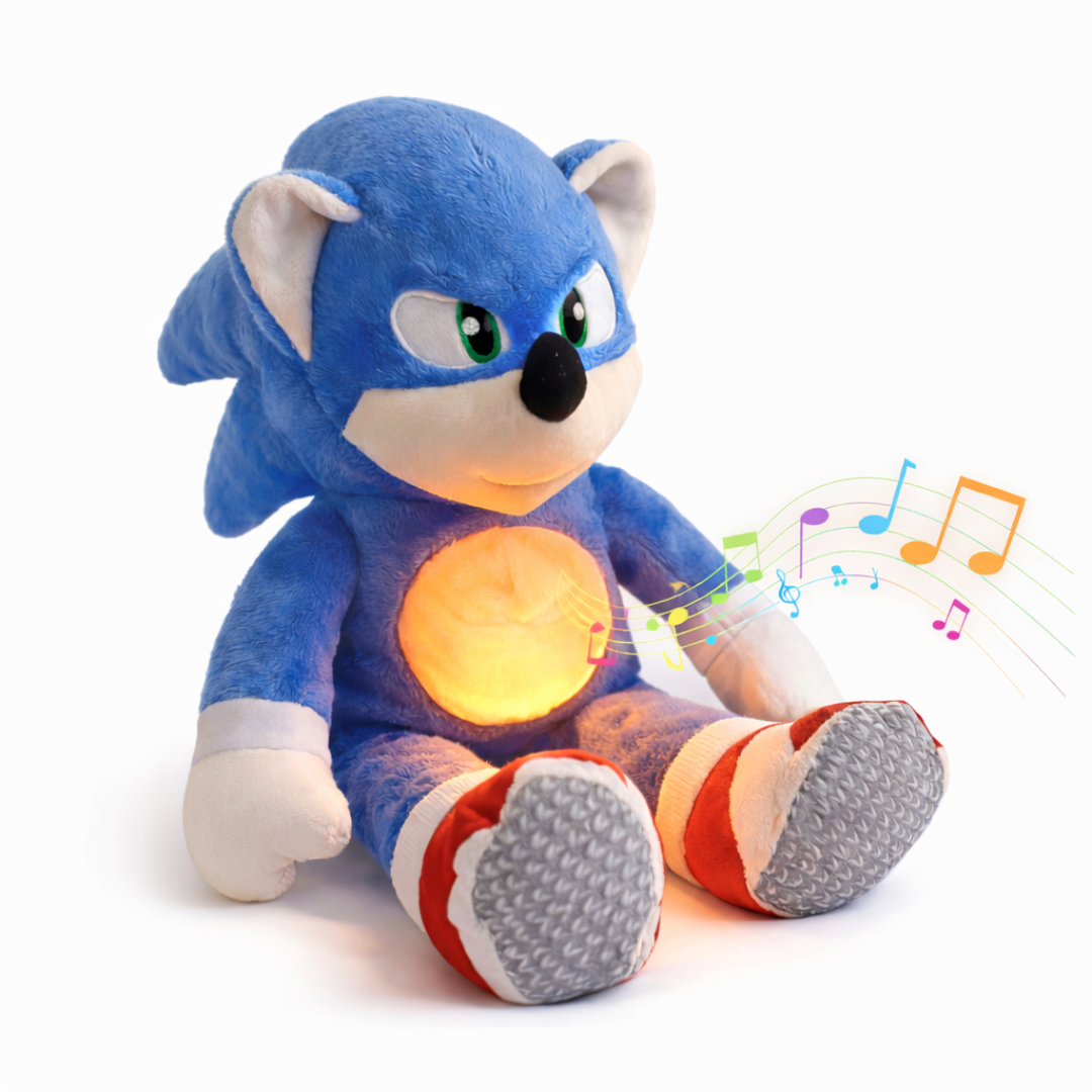 Peluche que respira con luz suave para dormir